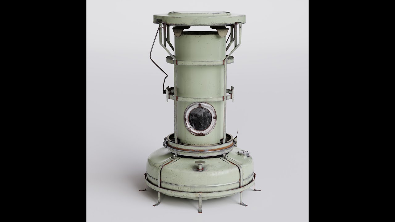 Antique Aladdin Kerosene Heater Restoration