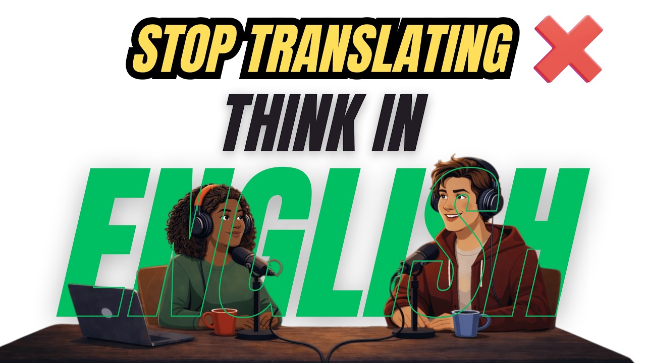 How to Stop Translating in Your Head | Start Thinking in English Naturally With Podcast Conversation