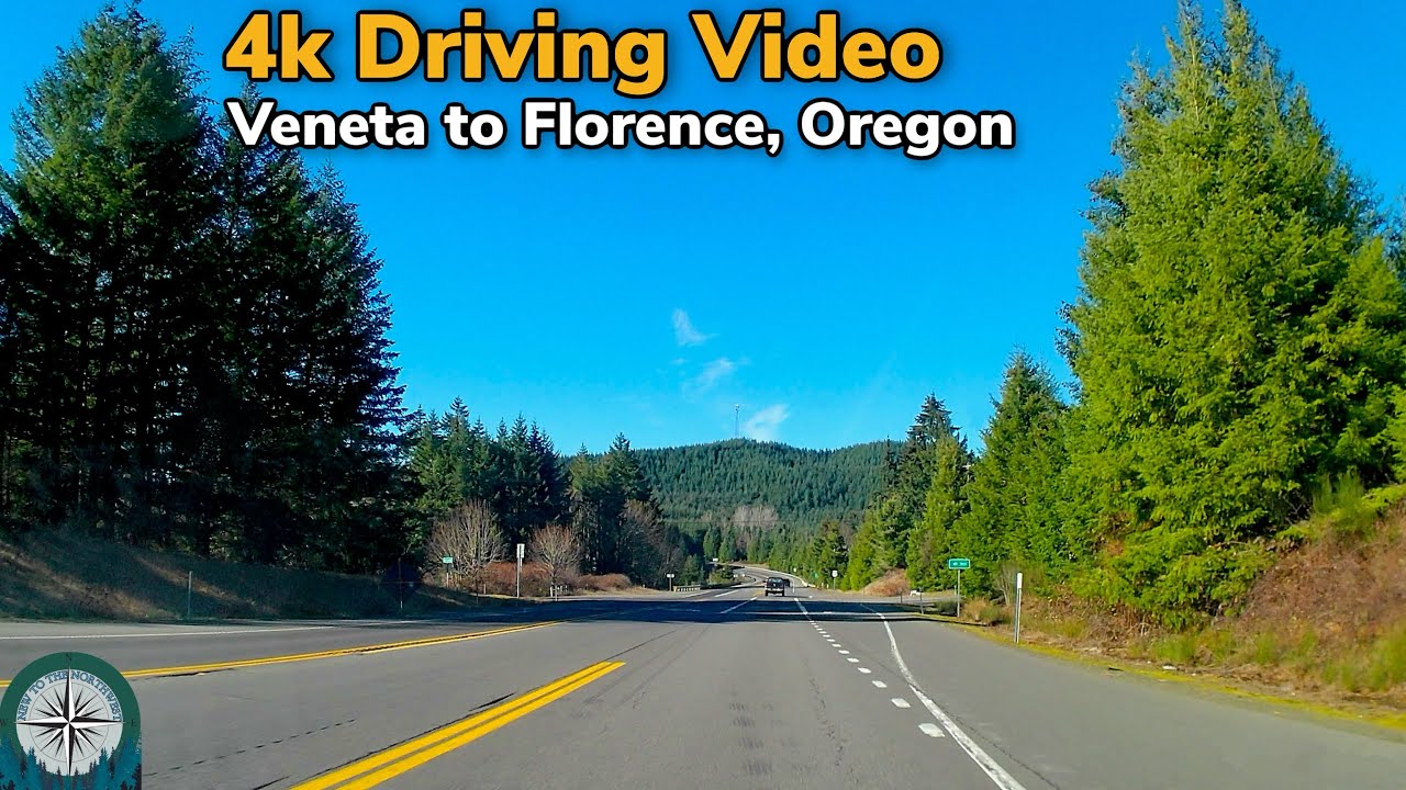 Our Journey from Veneta to Florence , Oregon 4k