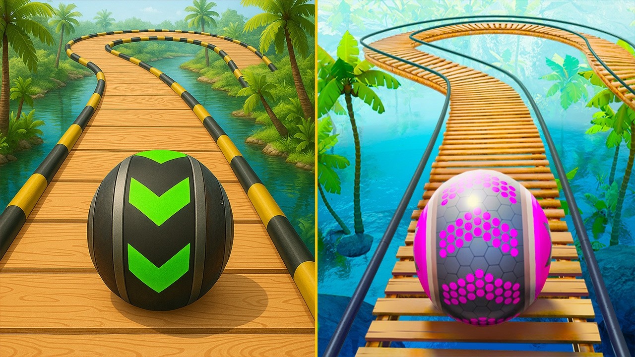 Sky Rolling Balls VS Rollance Adventure Balls - All Levels SpeedRun Gameplay Android iOS Ep 4