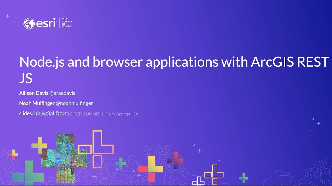 Node.js and Browser Applications with ArcGIS REST JS [2020]