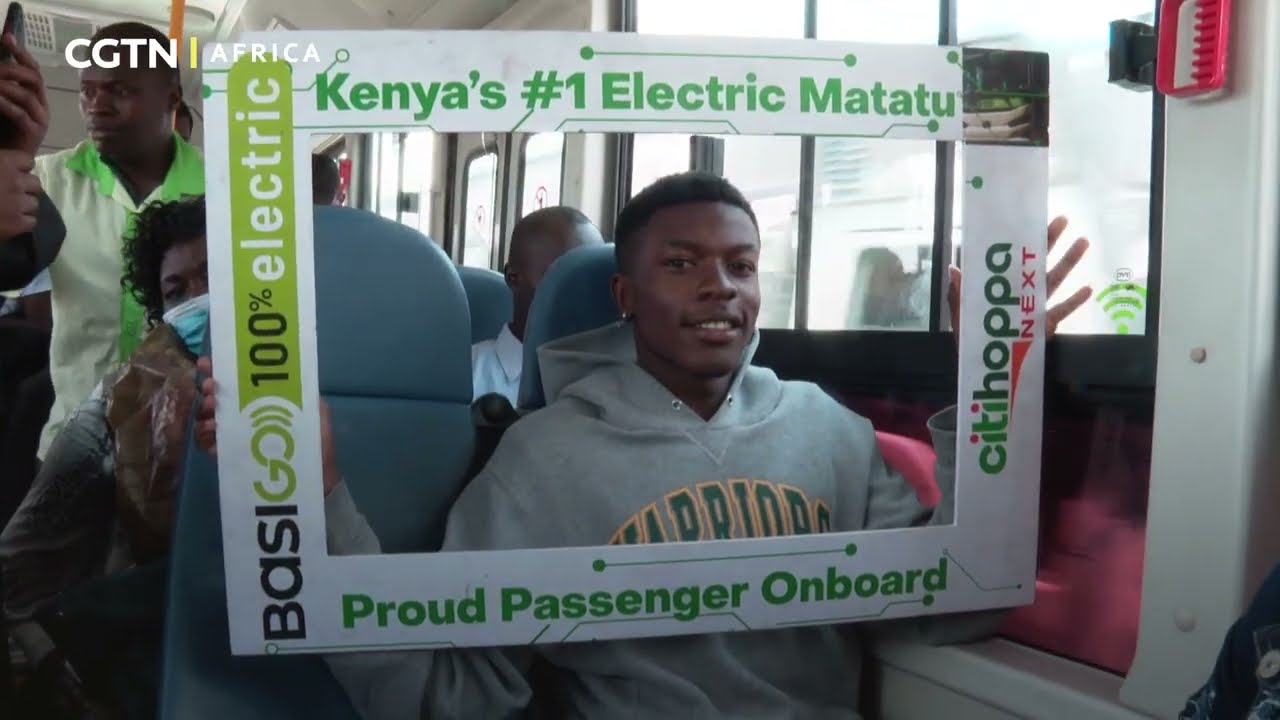Chinese-built electric buses land in Kenya