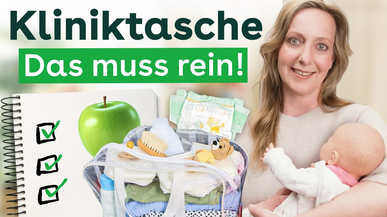 Kliniktasche für die Geburt: Die ultimative Checkliste