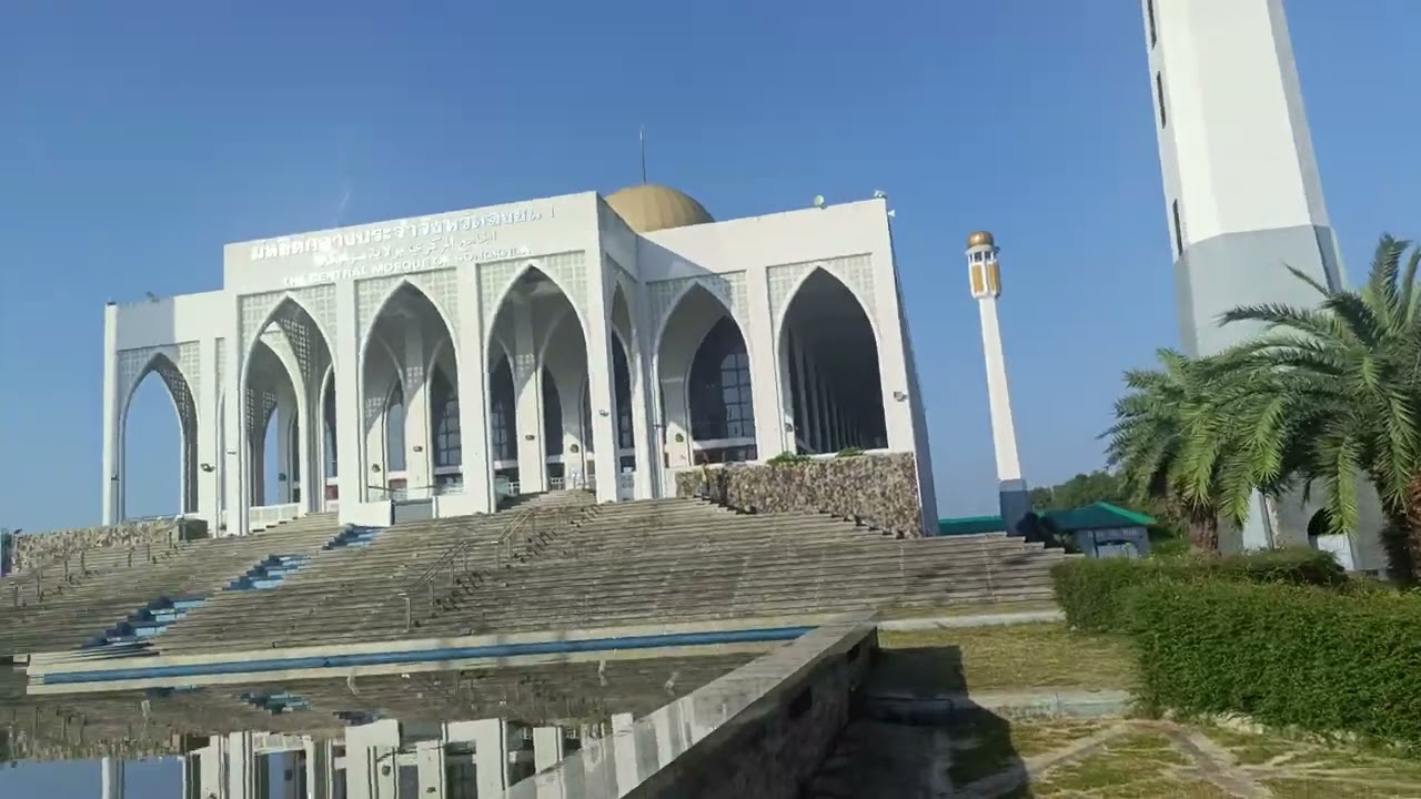 Nice mosque at Thailand, the central mosque of songkhla