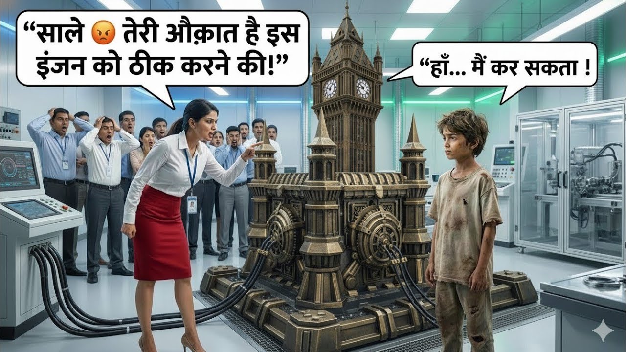 रोबोट बनाने वाला NASA साइंटिस्ट एक गरीब मैकेनिक से हार गया – वजह जानकर दंग रह जाएंगे #kahani #viral 