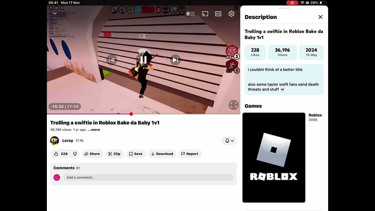 I lost my win streak in bake da baby in swift Ie