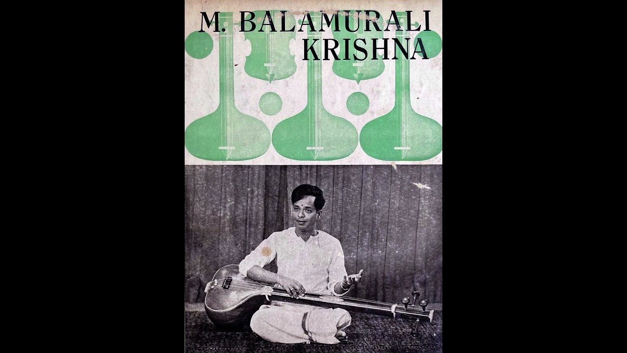 M. Balamuralikrishna - Parvathi house concert - 1967