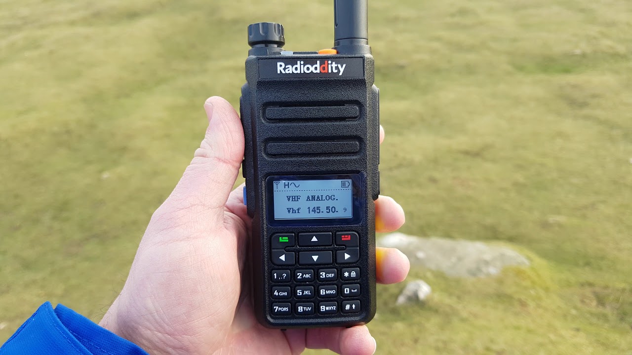 Playing more dmr on the Radioddity GD-77 up the hills in the cold