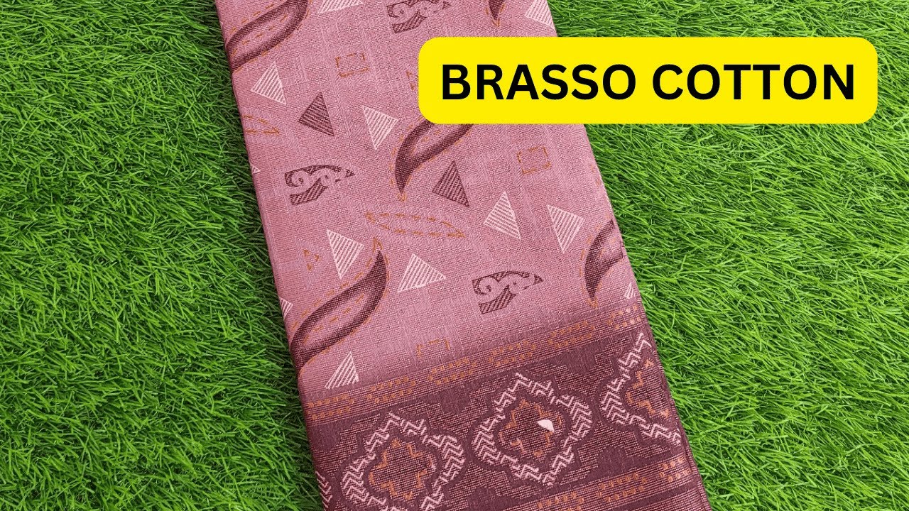 Soft Brasso Cotton Saree Collection
