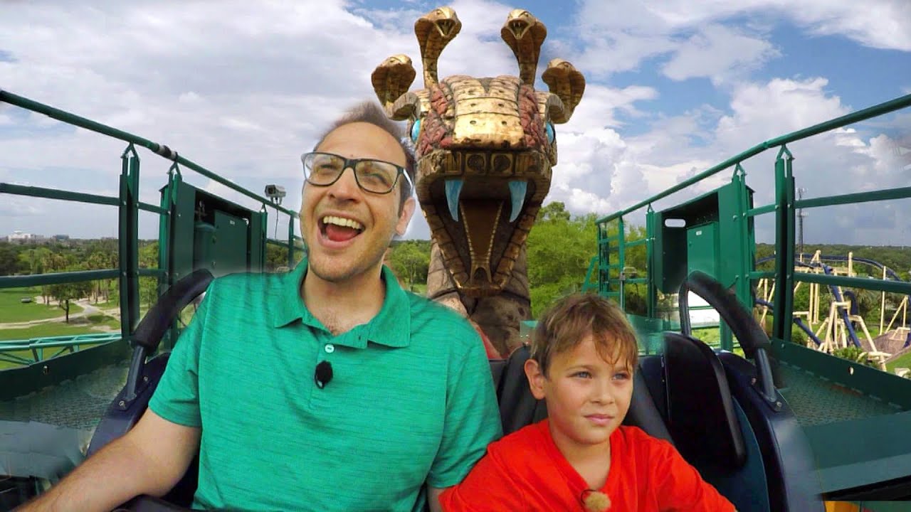 Cobra's Curse at Busch Gardens Tampa Full POV RIDE