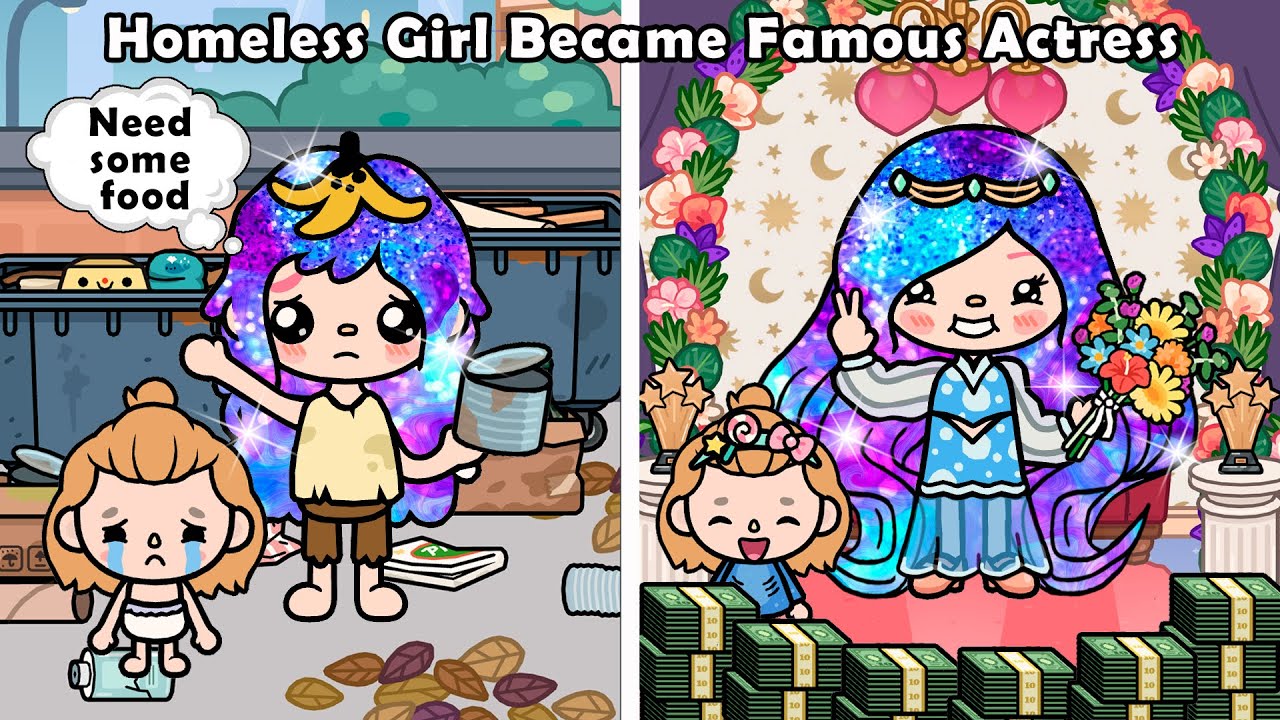 I Got Rich and Helped all the Poor Kids💎🤑 | Diamond hair | Toca boca | Toca Life World