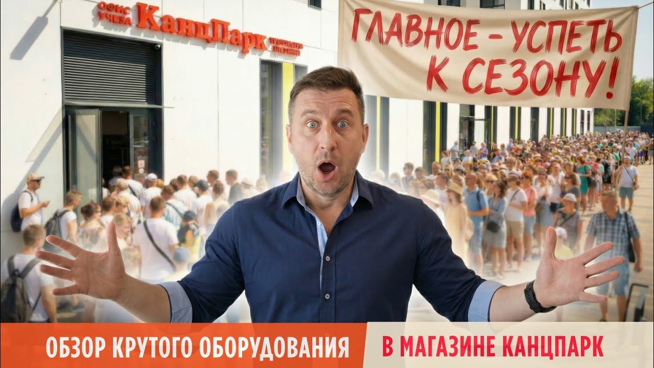 Главное ☝️ - успеть к сезону! Обзор оборудования от компании #Рекламныештучки в магазине #Канцпарк