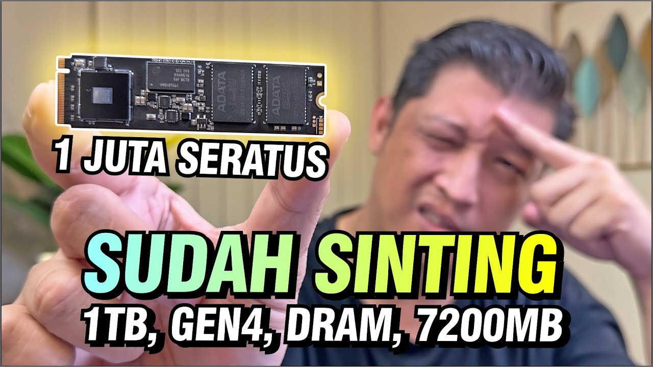 @437 BANTING HARGA PARAH !!! 1.1jt NVME gen 4, 1TB, DRAM cache | Ft Adata XPG Gammix S70 blade