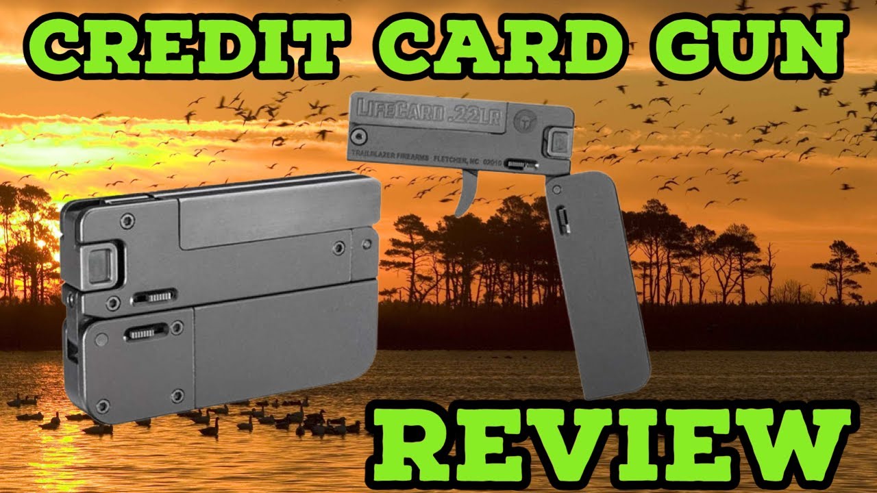 Обзор пистолета TrailBlazer Lifecard 22LR в форме кредитной карты