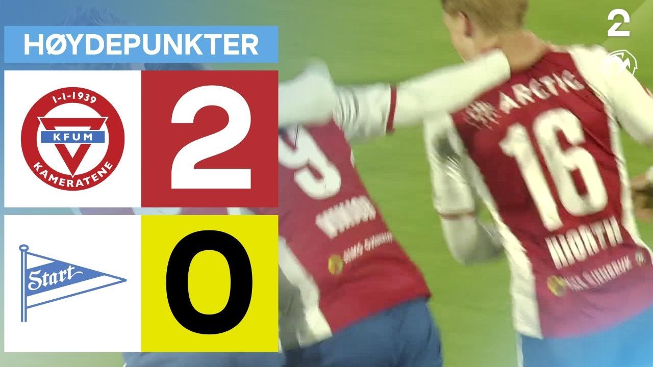 KFUM Oslo 2 - 0 Start - Høydepunkter