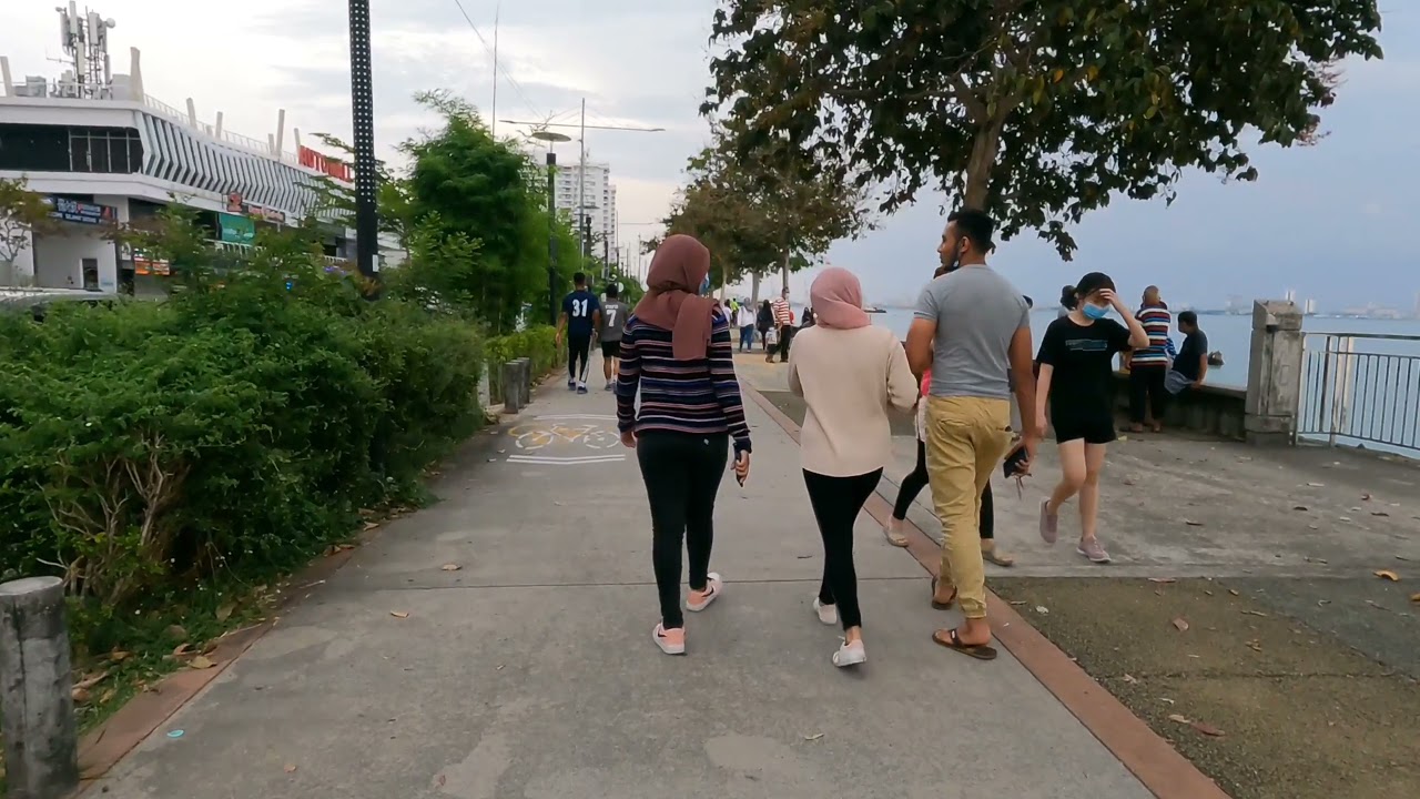 4K - Walking Tour-Karpal Singh Drive, Georgetown, Penang.