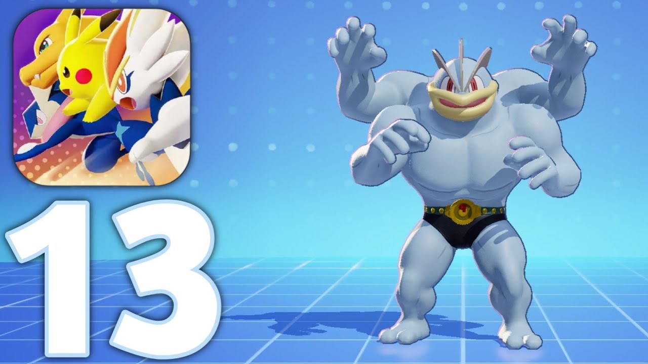 Pokemon Unite Mobile Gameplay Walktrhough Part 13 - Machamp (ios,Android)