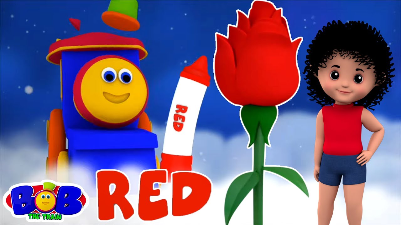 Crayons Color Song for Kids, रंग गीत, Bob the Train Hindi Rhymes and Baby Songs