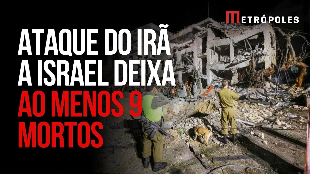 Ataque do Irã a Israel atinge abrigo antiaéreo e mata pelo menos 9 pessoas