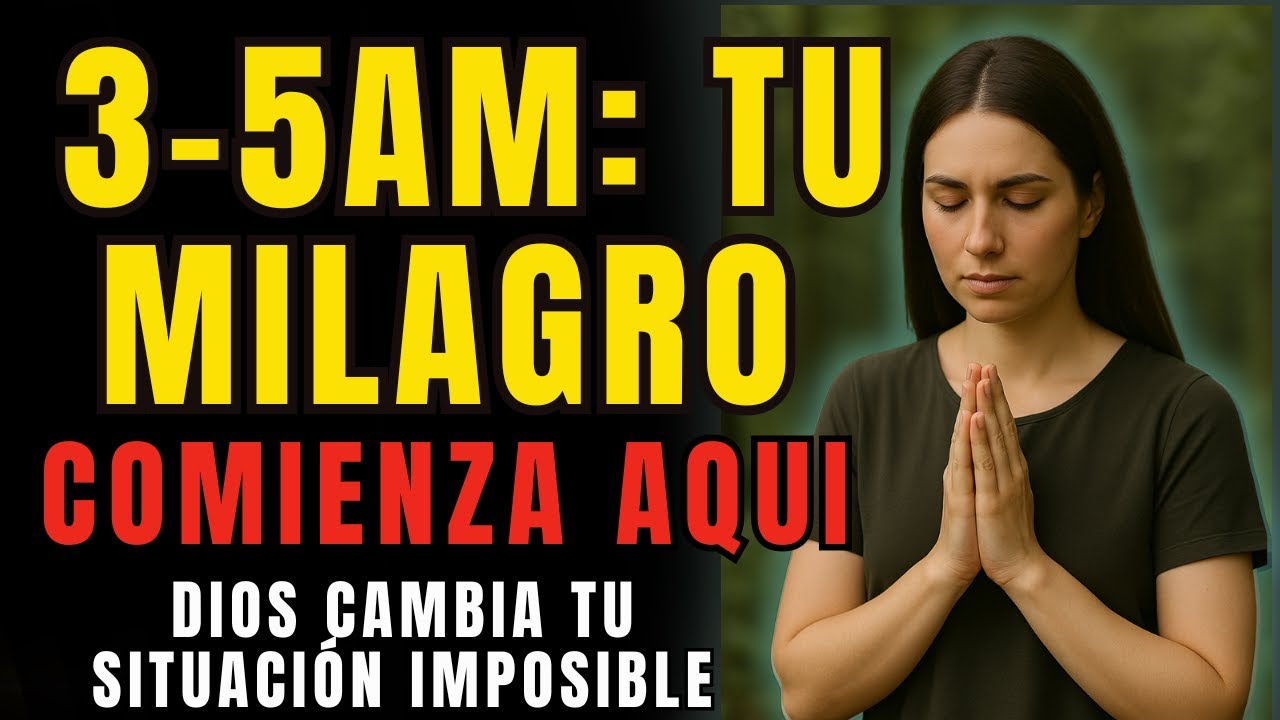 ¿Te despiertas entre las 3 y 5 AM? Reza esta Oración Poderosa y permite que Dios cambie tu situación