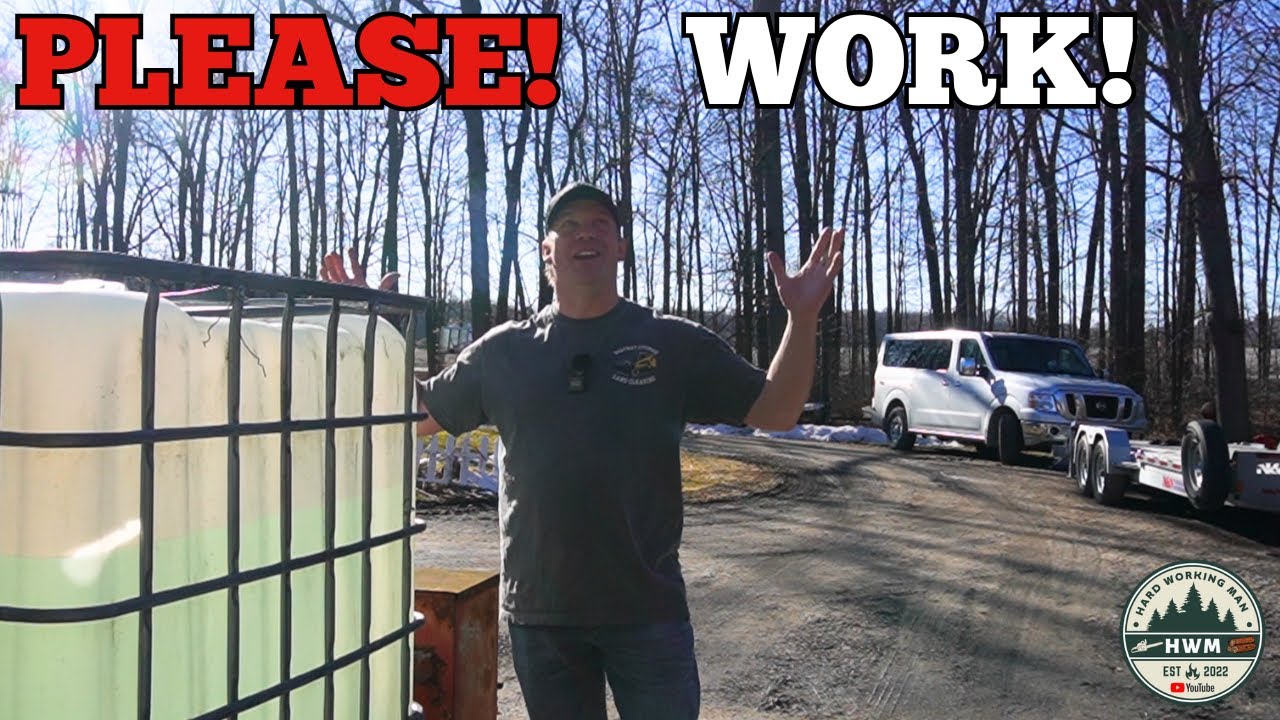 Maple Sap Collection Trailer From IBC Tote! Arcaptain Mig200