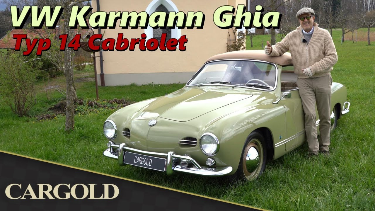 VW Karmann Ghia Typ 14 Cabriolet, 1959, in dieser Qualität sicherlich einmalig!