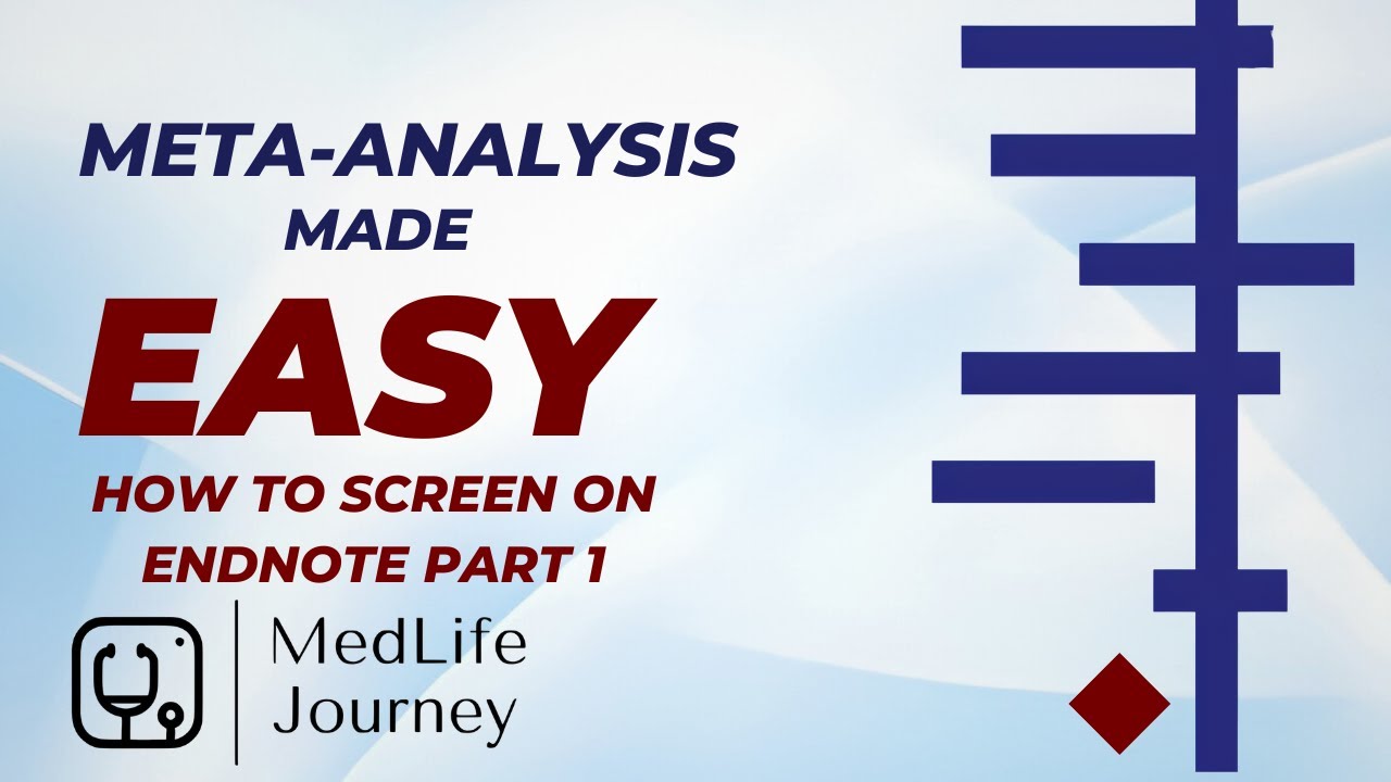 How to Use EndNote for Screening Part 1/2| How to Make PRISMA Flowchart| Meta-Analysis Made Easy