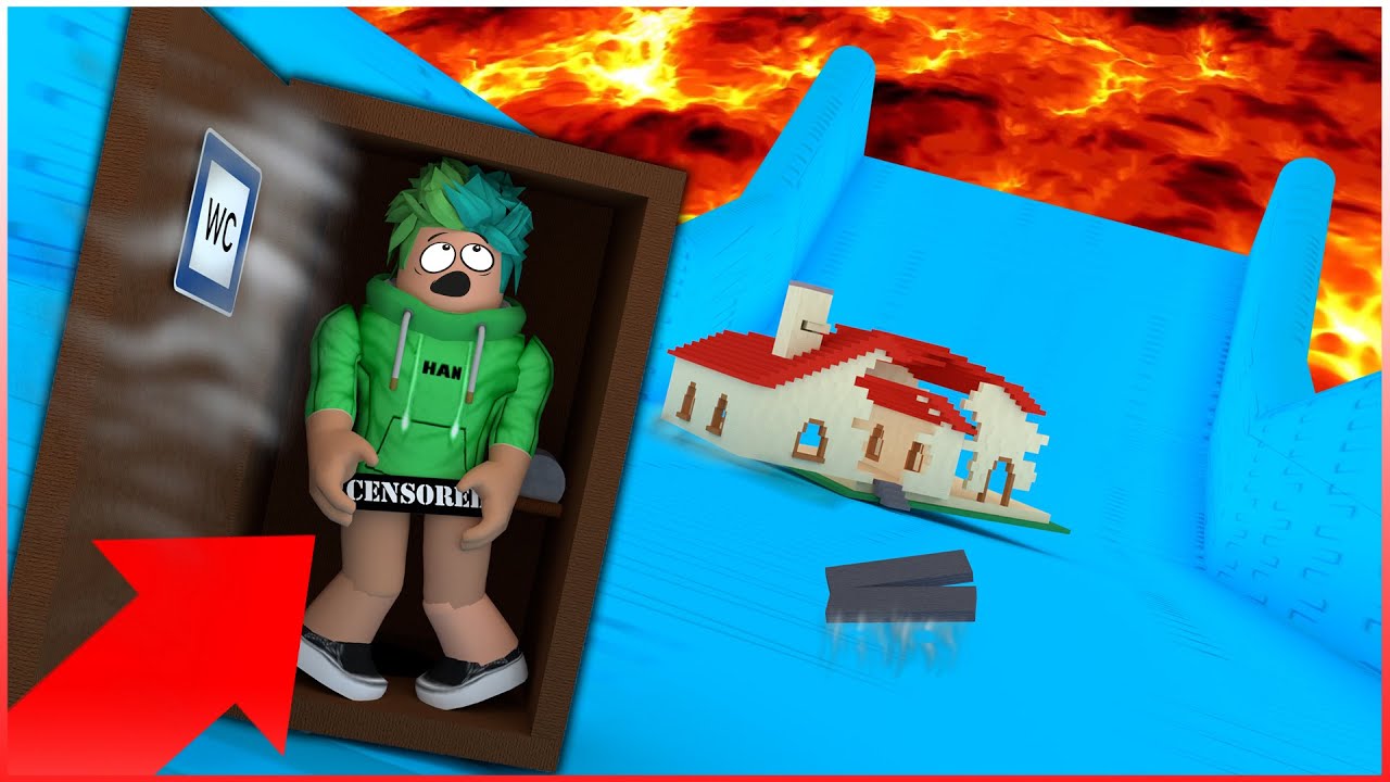 YAMUK EVLERLE SONSUZ UÇURUMDAN KAYDIK | SLIDE HOUSE THUMBLE ROBLOX | HAN KRAL EKİP