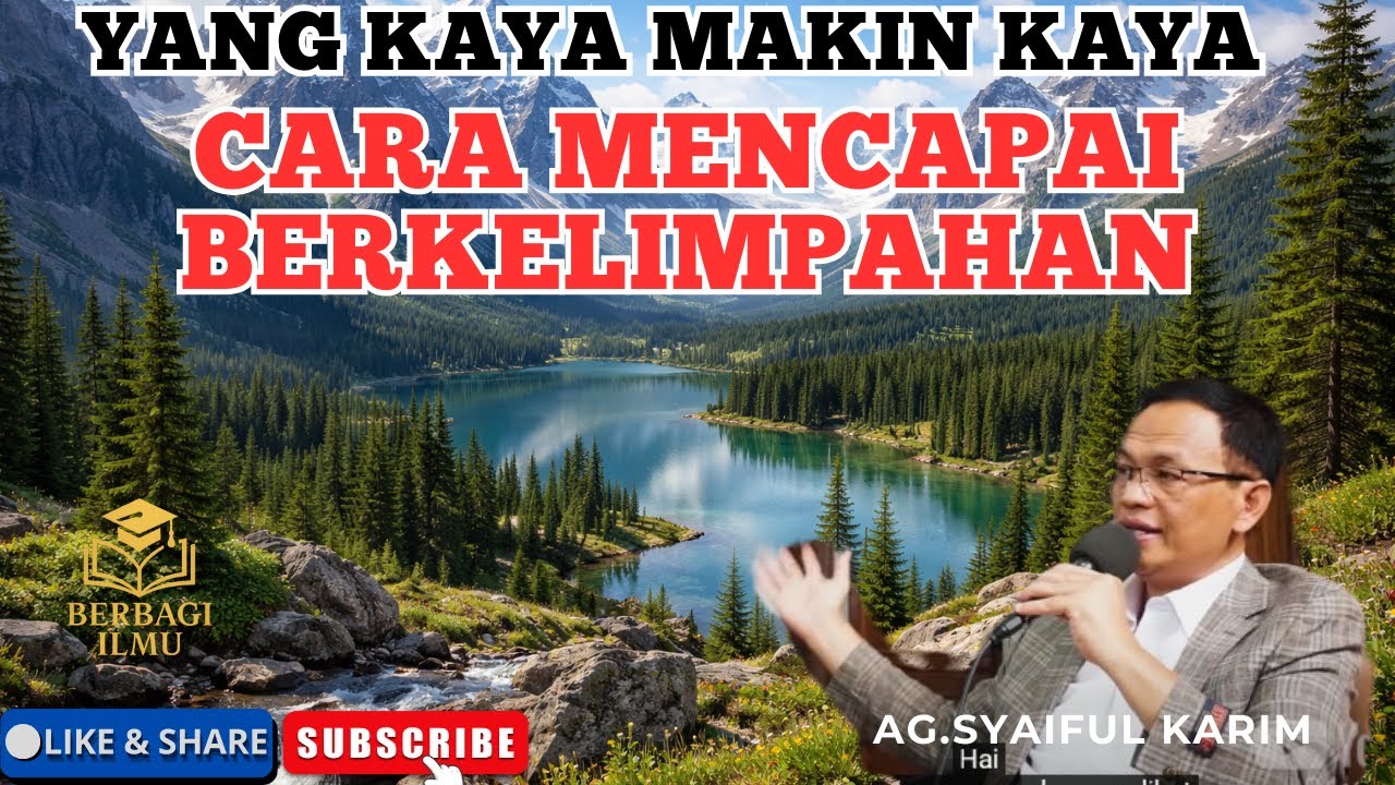 MENGAPA YANG KAYA MAKIN KAYA? INI JAWABANYA #motivasi #syaifulkarim