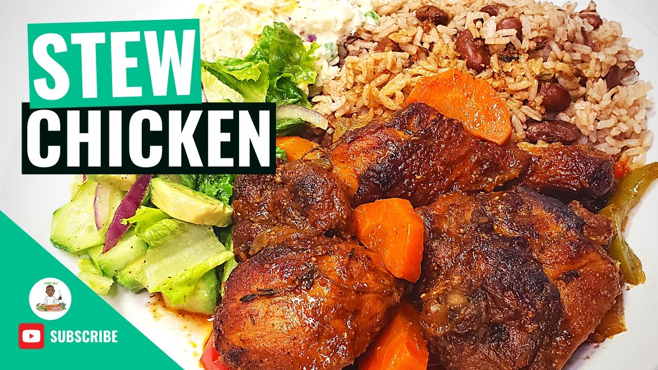 Jamaican Stew Chicken | How to make Jamaican Stew Chicken | Brown Stew Chicken | Easy Chicken Recipe