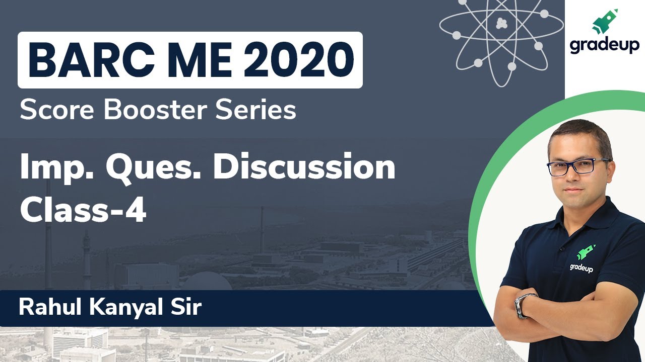 Imp. Question Discussion | BARC 2020 | Industrial, Production,Maths | Rahul Sir | Gradeup