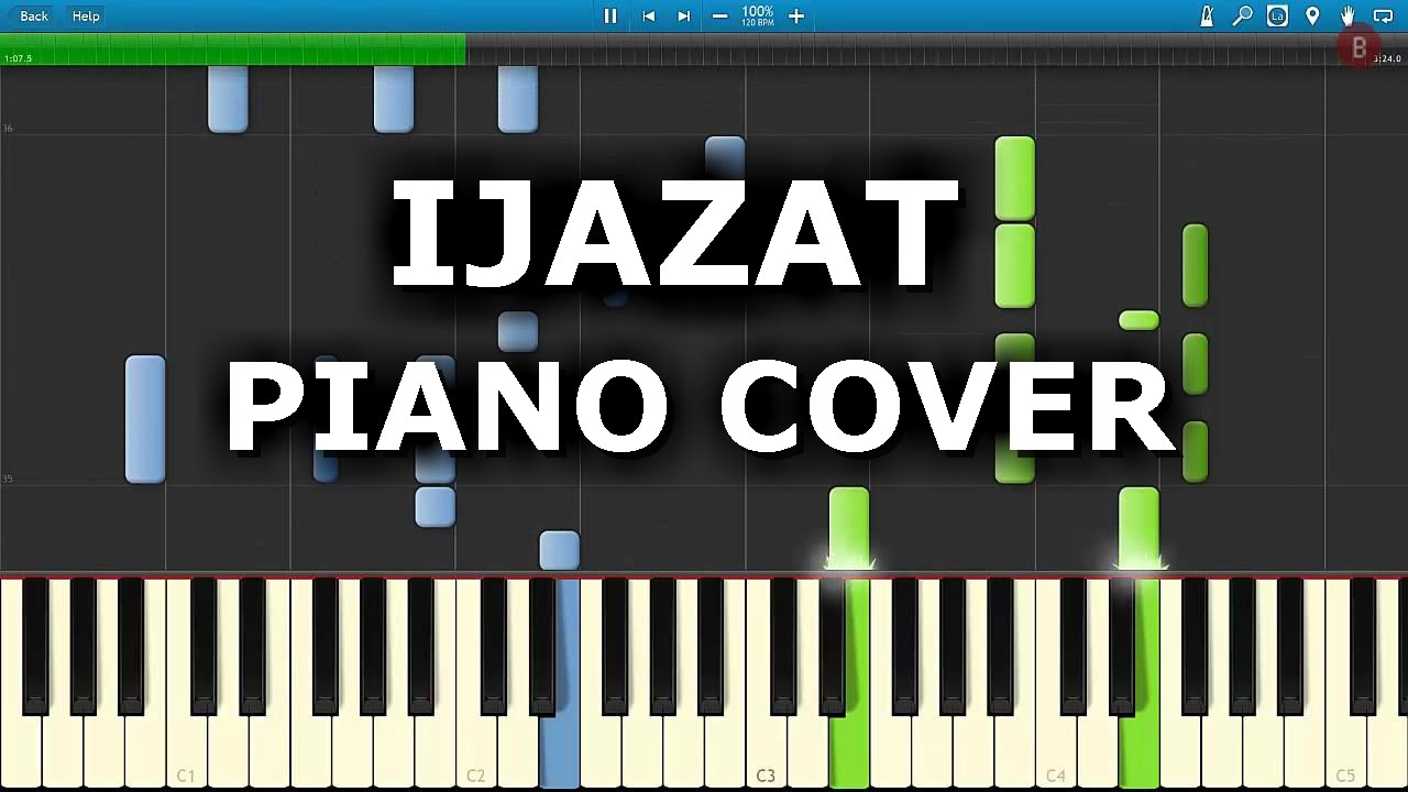 IJAZAT : How To Play Ijazat On Piano