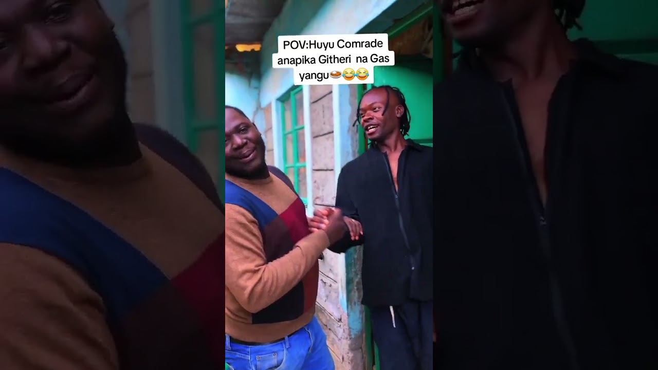 Huyu comrade  anapika  Githeri  na GAS yangu  surely #fyppppp #fypalocho #goviral #funvideo #comedy 