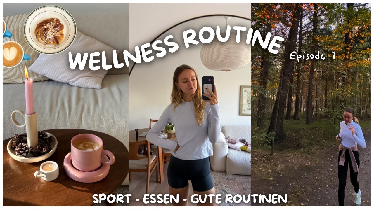 WEEKLY WELLNESS VLOG - Gute Routinen Starten, ins Gym, Food Diary & ohne Druck ~ Wohlfühl Routinen