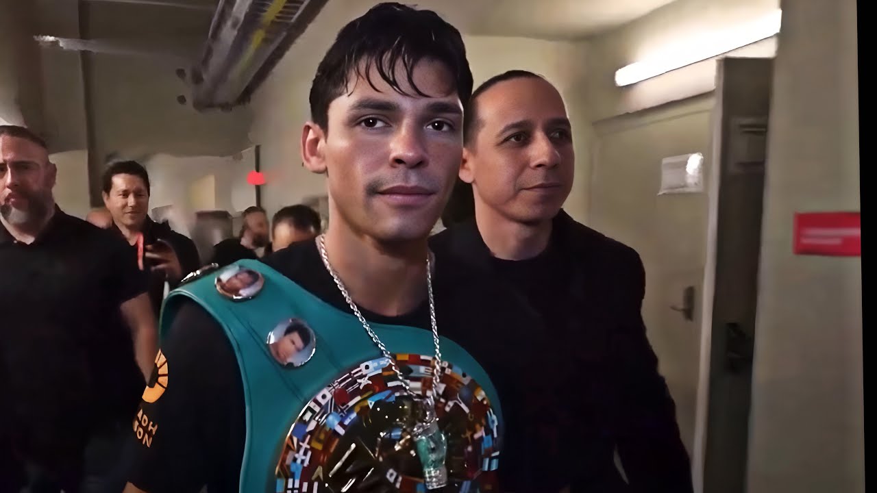 Flames X Oblivion Ryan Garcia X Backstage After Defeating Mario Barrios