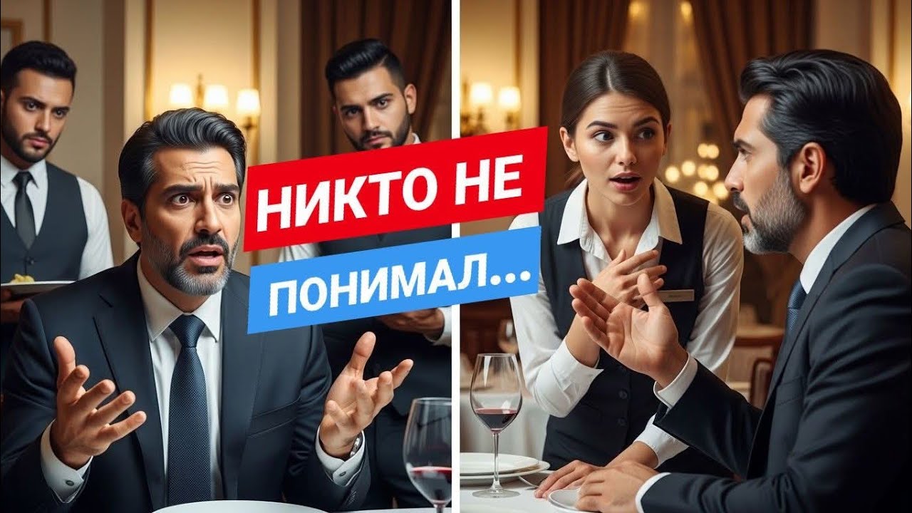 Никто не понимал арабского миллиардера — пока официантка не заговорила на ИДЕАЛЬНОМ арабском