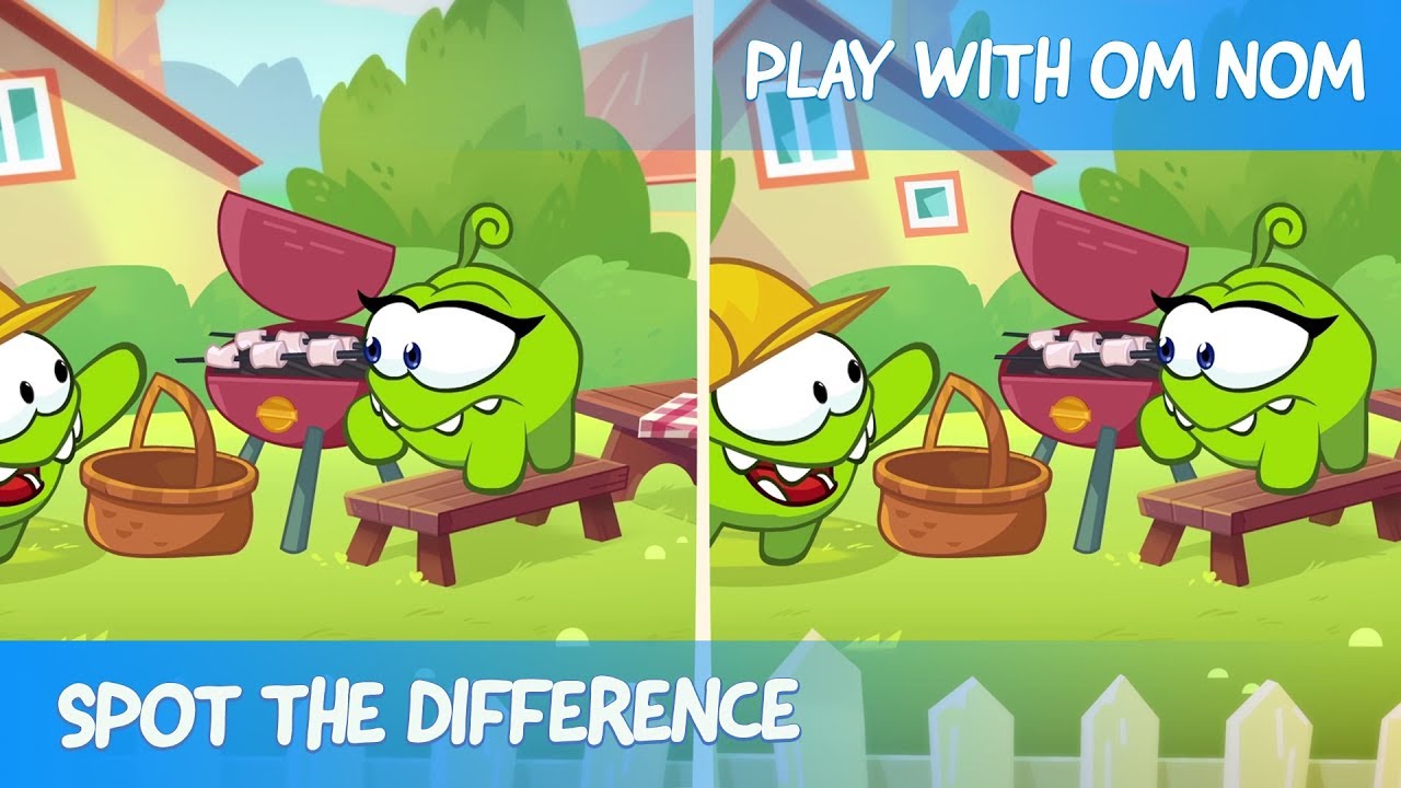 Найди Отличия  - Приключения Ам Няма: Инженер (Cut the Rope)