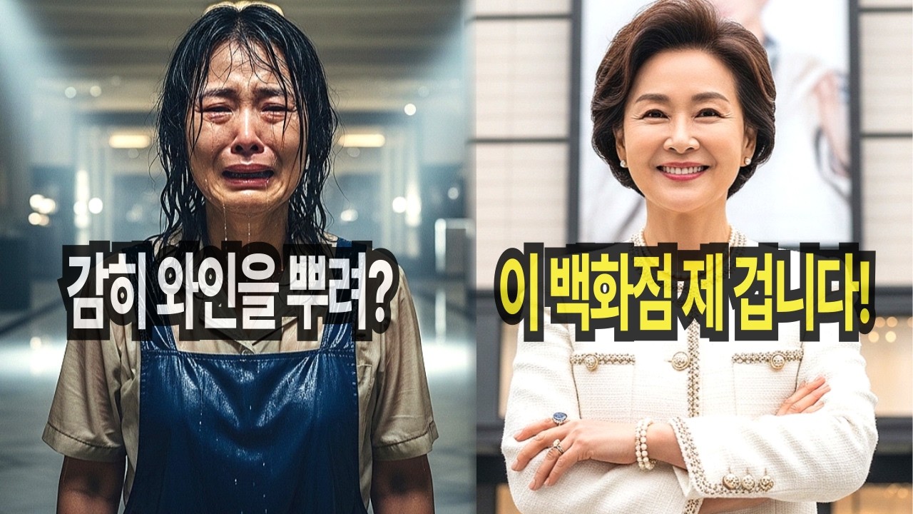 청소부인 줄 알고 와인 뿌린 내연녀...10분 뒤 밝혀진 정체에 기절초풍   |노후사연|감동사연|사연드라마|시니어오디오북|