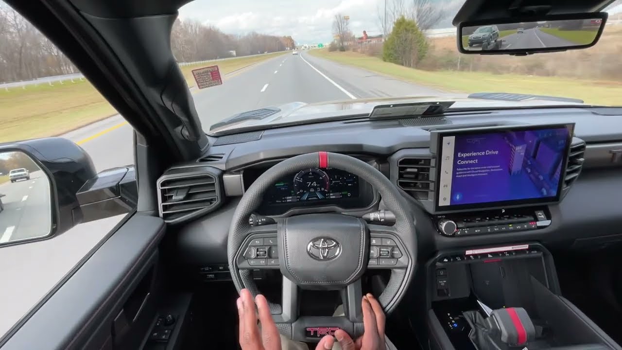 2025 Toyota Tundra i-FORCE MAX TRD Pro POV Test Drive (Acceleration, Driving Impressions)