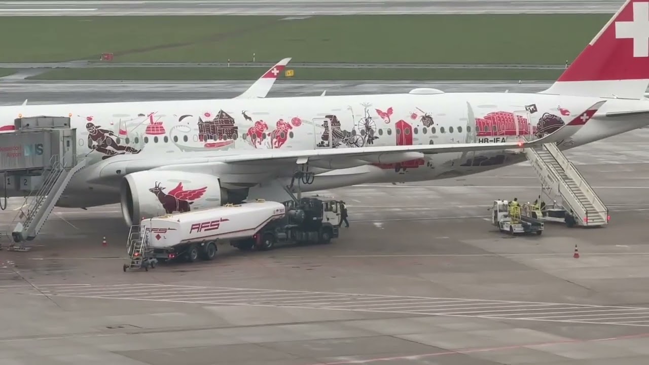 Planespotting am DUS bei Nebel 