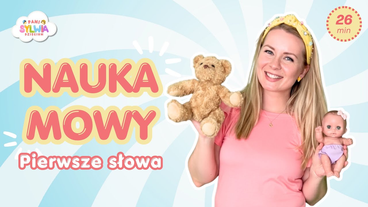 NAUKA MOWY - Pierwsze słowa po polsku dla dzieci! Learn to talk in Polish for kids!