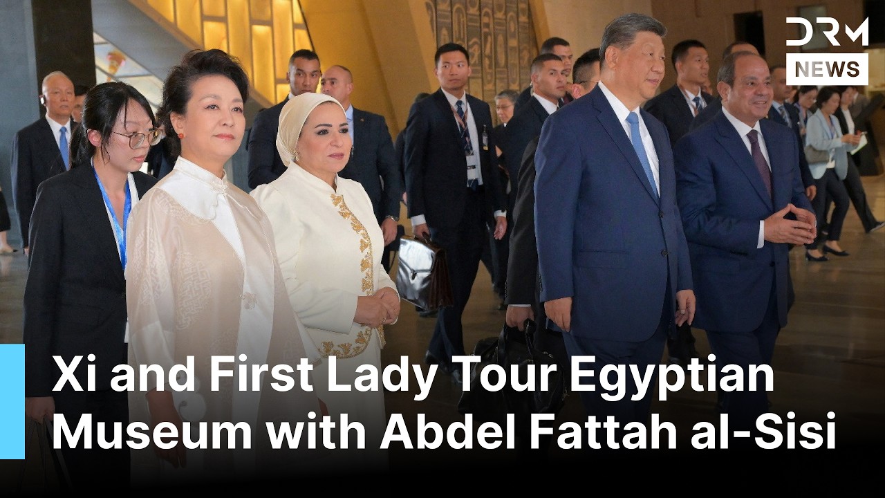 UNSEEN VISIT: Xi Jinping and First Lady Tour Egyptian Museum with Abdel Fattah al-Sisi | AC1B
