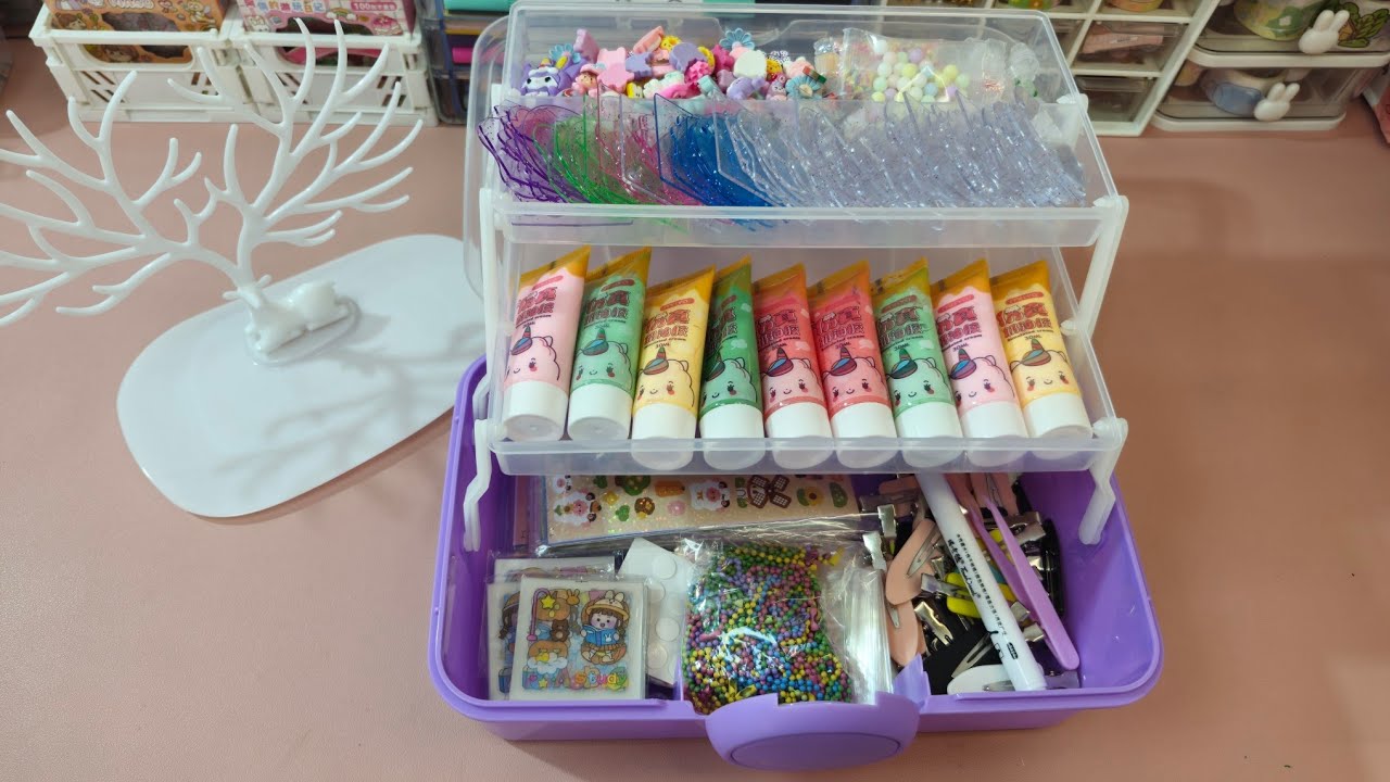 Gooka set 856 pcs box ungu
