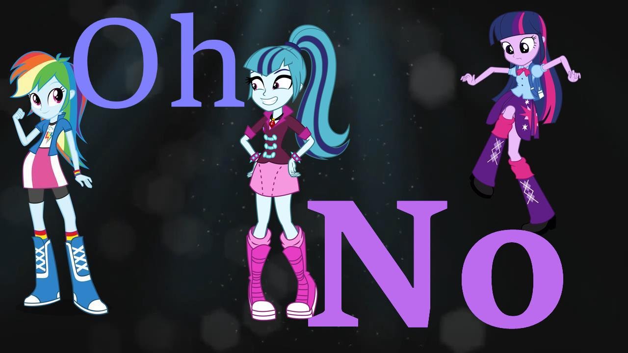 [MLP] Oh No-Rainbow Dash,Twilight Sparkle,Sonata Dusk(Pmv)