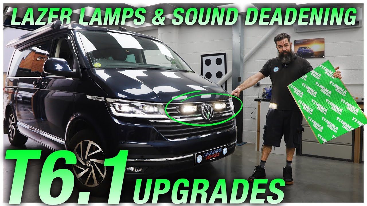 VW T6.1 Transporter - шумоизоляция и лазерные фары!
