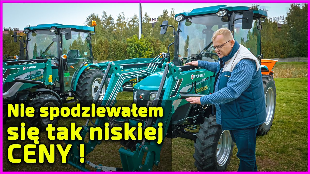 Traktorek Arbos 2025od Korbanek do prac komunalnych 👉 Najlepszy miniciągnik w tej cenie !