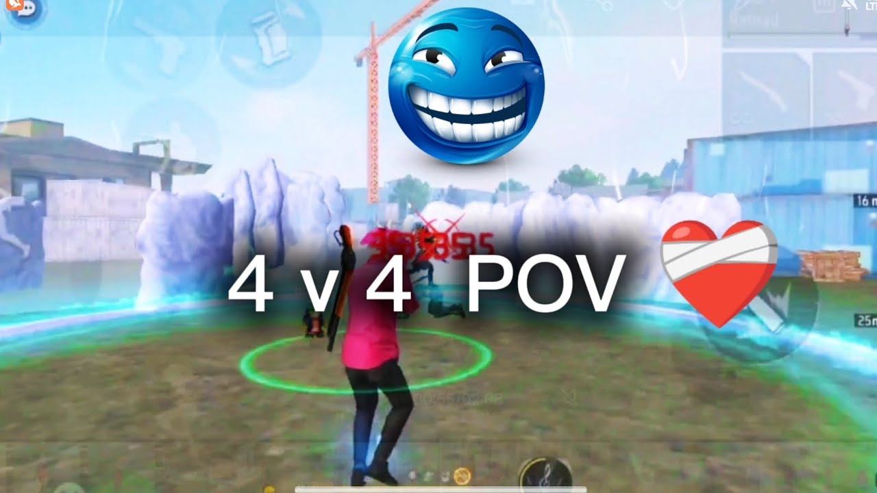 4 V 4 HIGHLIGHTS+ POV ❤️‍🩹 🧿 #trending #freefire #homepage #explorepage #viralvideo #viral 
