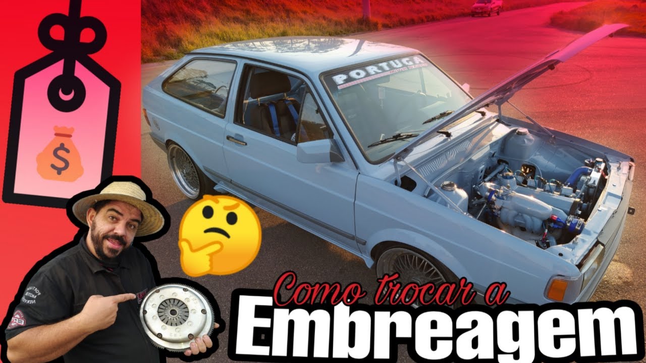 COMO TROCAR A EMBREAGEM EM CASA .