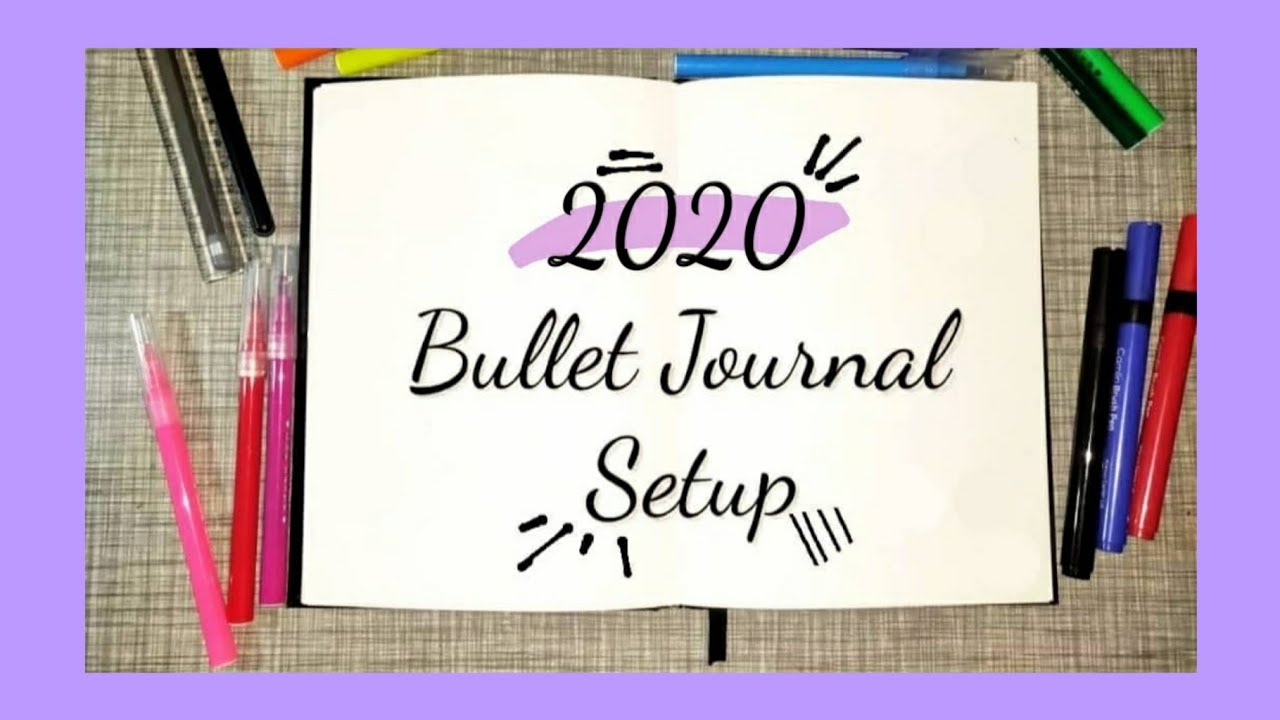 2020 Bullet Journal Setup + January Plan With Me ✨ (Simple & Minimal)