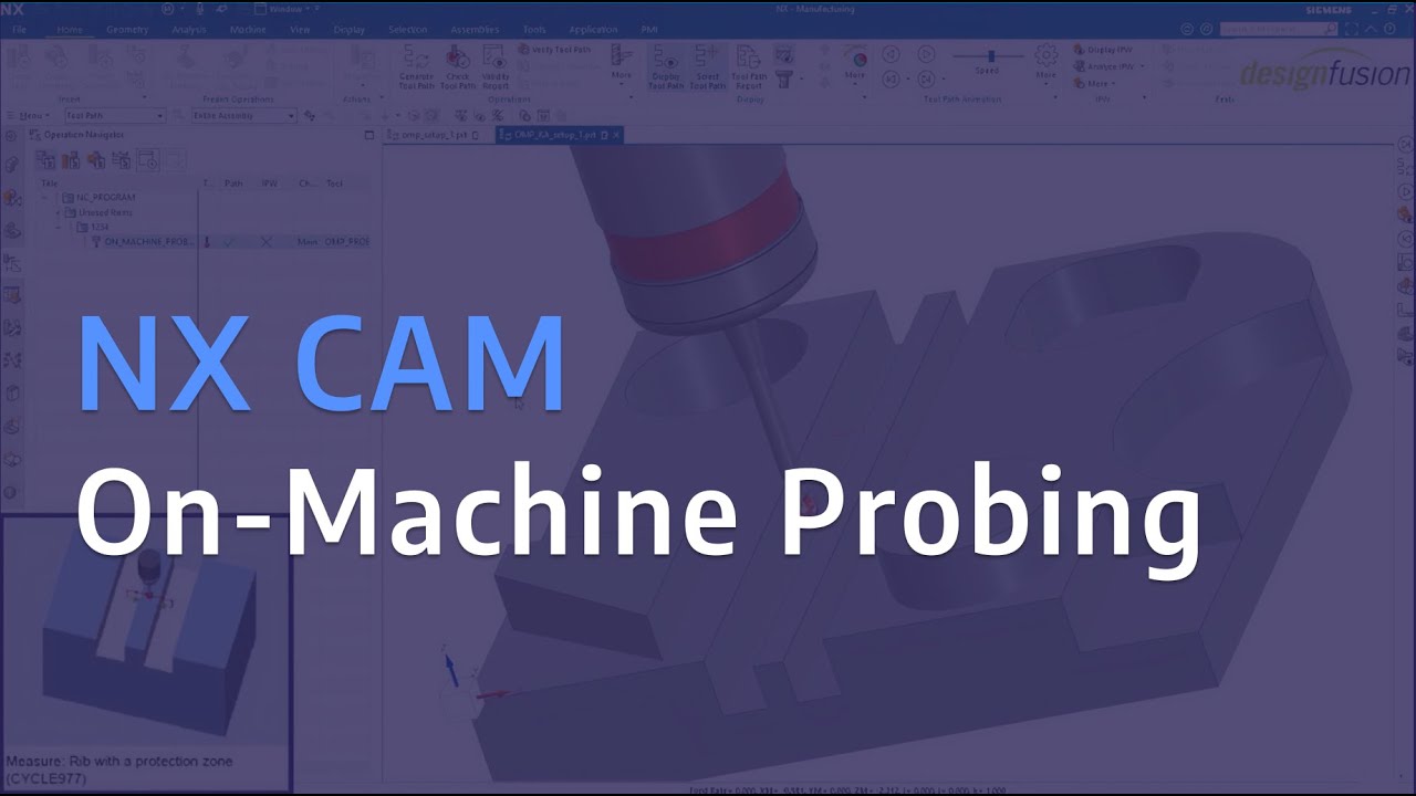 NX CAM: On-Machine Probing